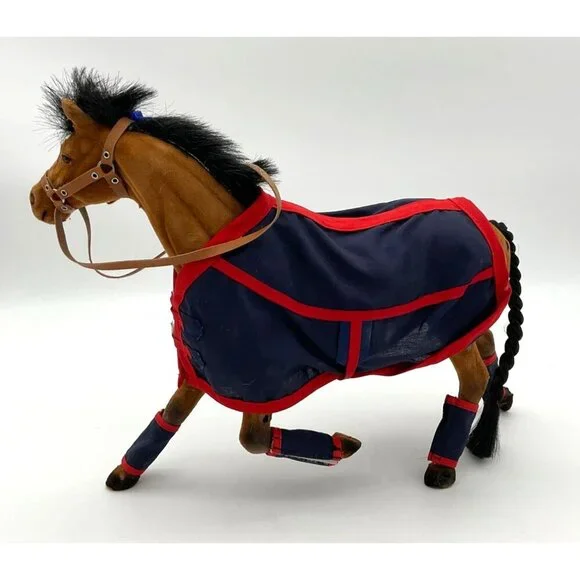 Chelful Pony World Vintage Equestrian Jumping Playset Mat Doll Horses Dog